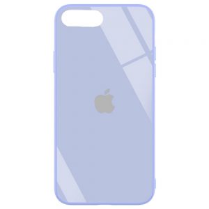 Чохол скляний для Apple iPhone 7/8 Lavander grey