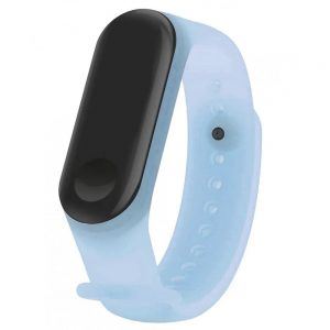 Ремінець Clear Bracelet для Xiaomi Mi Band 3 Блакитний