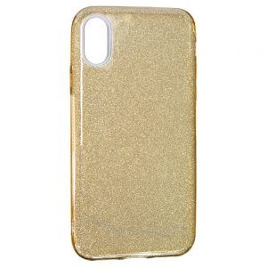 Чохол Remax Glitter Siliconе для iPhone XR Золотий