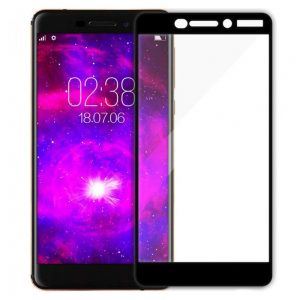 Захисне скло для NOKIA 6.1 Full Glue (0.3 мм, 2.5D, чорний)