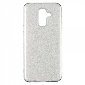 Чохол Remax Glitter Silicone для Samsung A730 (A8 Plus-2018) Срібний