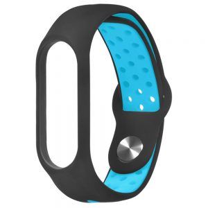 Ремінець Nike Design для Xiaomi Mi Band 5/6 Чорний/Сірий