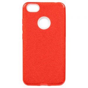 Чохол Remax Glitter Silicone для Xiaomi Redmi Note 5a Prime Червоний