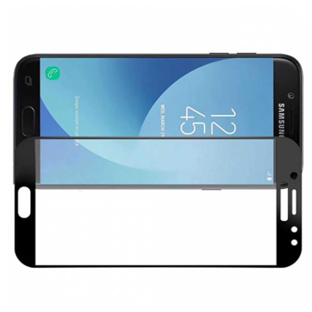Захисне скло для Samsung J400 / J4 (2018) Full Glue (0.3 мм, 2.5D, чорний) - Зображення 4