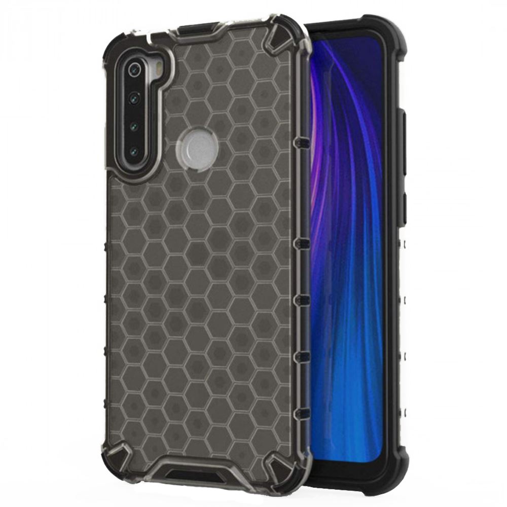 Чохол ударостійкий Crashproof Honeycomb для Xiaomi Redmi Note 8T (Чорний)