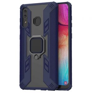 Чохол ударостійкий Combo Ring для Samsung A20 (A30) Синій
