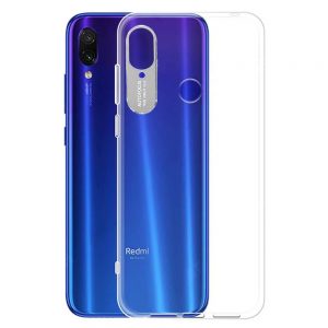 Чохол TPU Epic clear flash для Xiaomi Redmi 7 (Прозорий  / Срібний)