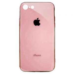 Чохол скляний для Apple iPhone 7/8 Рожеве Золото