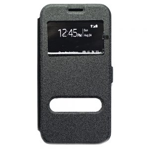 Чохол книжка для Samsung J730 (J7-2017) with Window Чорний
