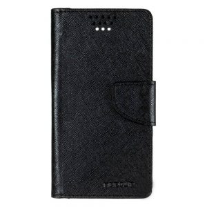 Чохол книжка Goospery Universal Mercury 4.3" Чорний (S+)