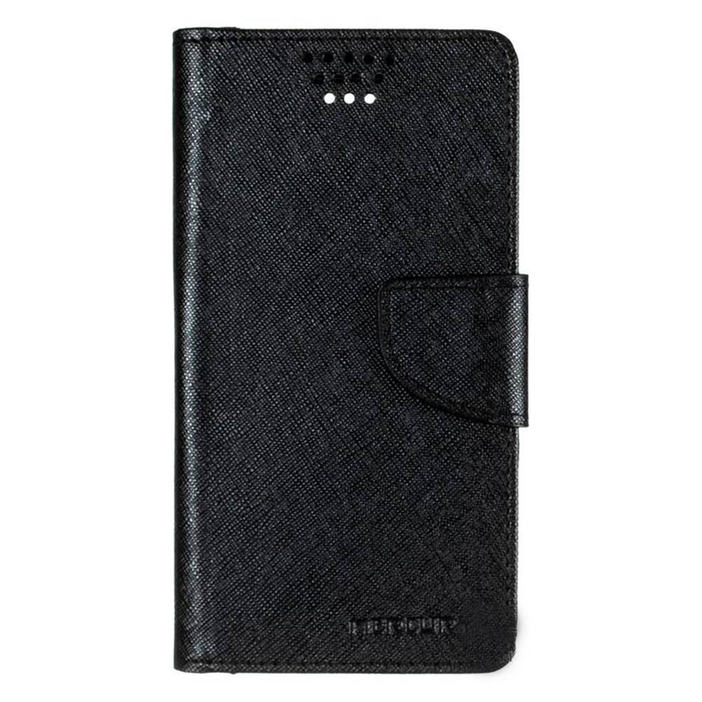 Чохол книжка Goospery Universal Canvas Diary 5.0" Чорний