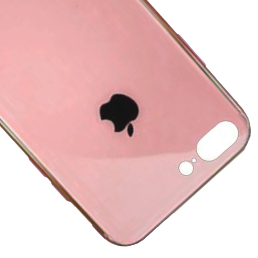 Чохол скляний для Apple iPhone 7 Plus/8 Plus Рожеве Золото - Зображення 2