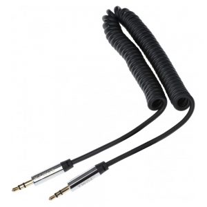 Кабель AUX JH-023 Lightning to AUX 1m Чорний