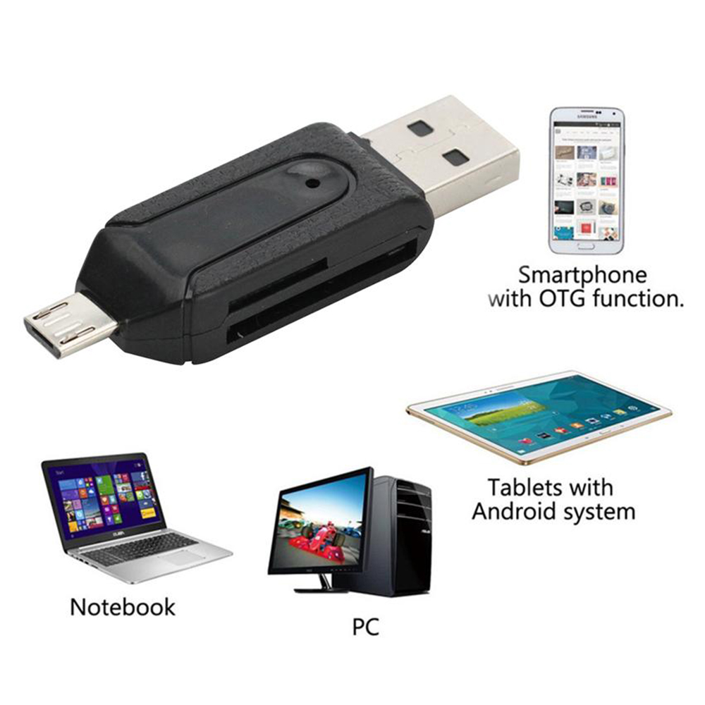 Кардрідер 2в1 (MicroUSB/USB) - Зображення 2