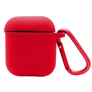 Чохол силіконовий для AirPods Slim Троянда червона