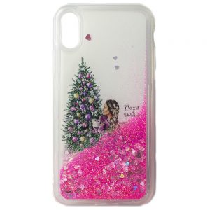 Чохол Girls Christmas Aqua для iPhone X/XS №3