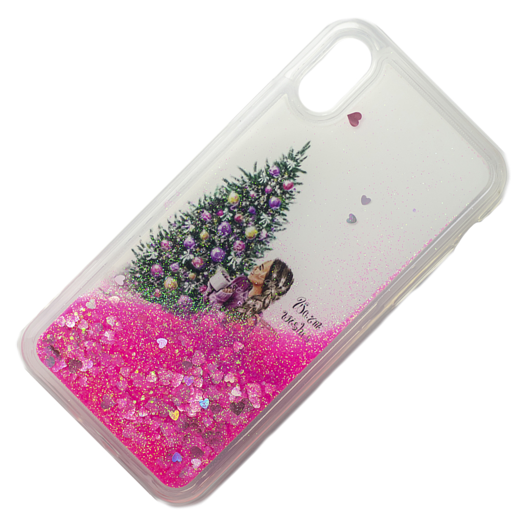 Чохол Girls Christmas Aqua для iPhone X/XS №3 - Зображення 2