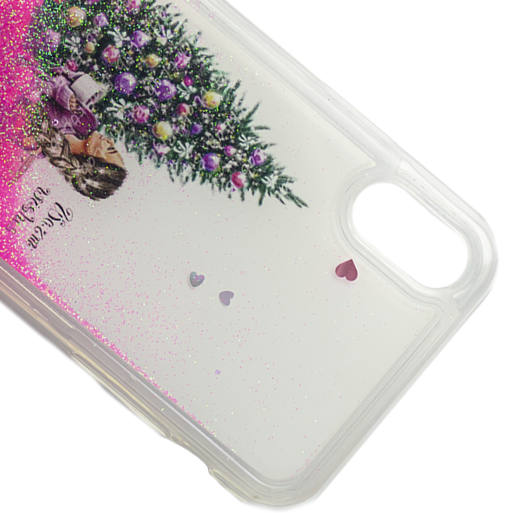 Чохол Girls Christmas Aqua для iPhone X/XS №3 - Зображення 4