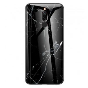 Чохол скляний Luxury Marble для Xiaomi Redmi 8 Чорний