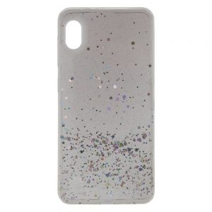 Чохол Star Glitter для Samsung Galaxy A06 Прозорий / Чорний