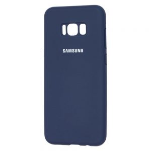 Чохол Original Soft для Samsung G955 Galaxy S8 Plus Темно Синiй