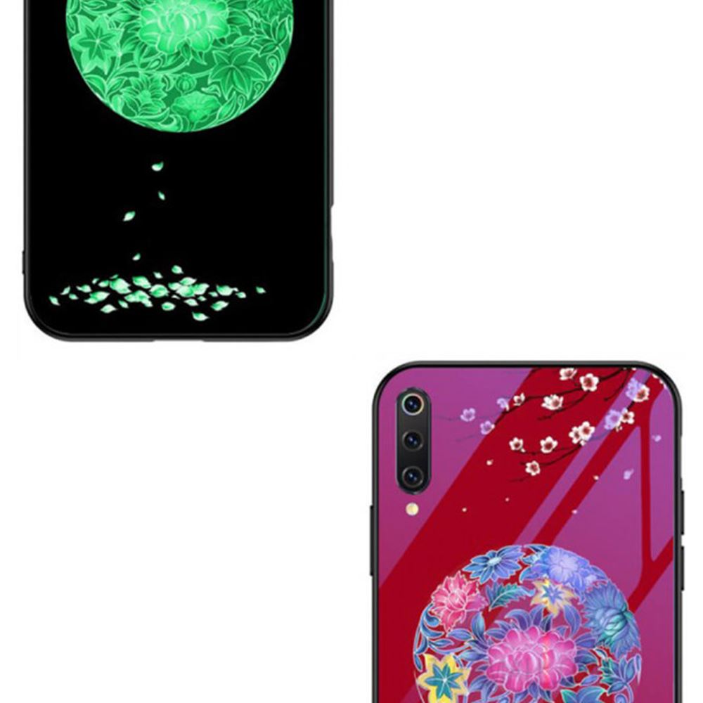 Чохол TPU+Glass світиться в темряві для Xiaomi Mi A3 (CC9e) (Кольорове плетіння) - Зображення 2