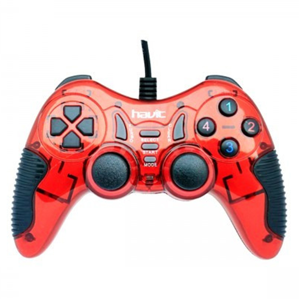 Джойстик провідний Havit HV-G85 USB+PS2+PS3 Червоний