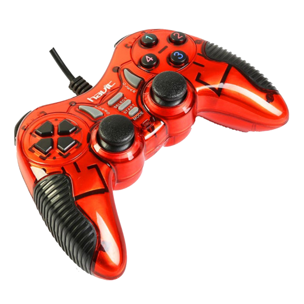 Джойстик провідний Havit HV-G85 USB+PS2+PS3 Червоний - Зображення 3