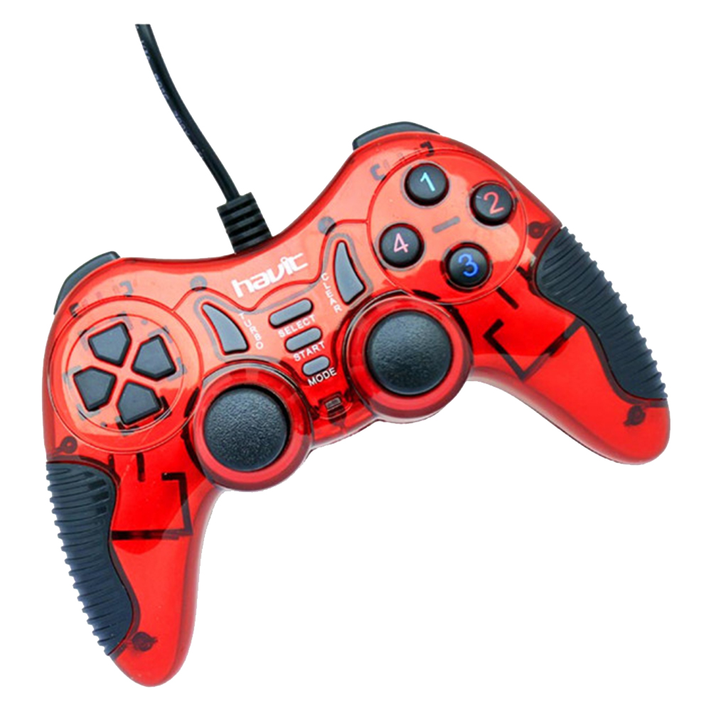 Джойстик провідний Havit HV-G85 USB+PS2+PS3 Червоний - Зображення 4