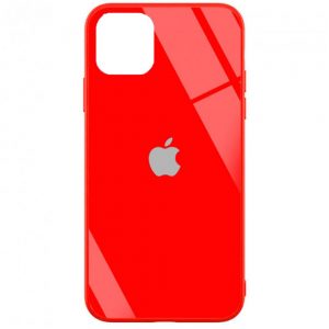 Чохол скляний для Apple iPhone 11 Pro Max Червоний