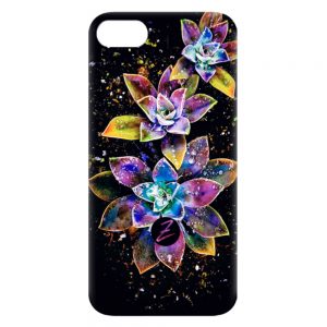 Чохол скляний для iPhone 7 Квітка