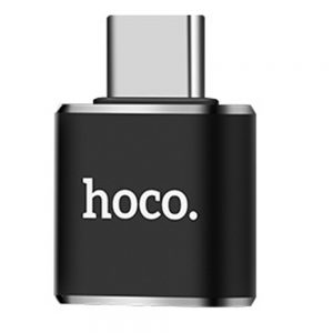 Перехідник OTG Hoco UA5 Type-C to USB Чорний