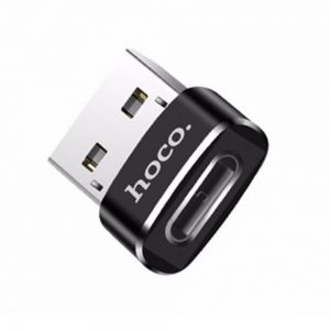 Адаптер-перехідник Hoco UA6 USB to Type-C Чорний (для зарядки USB адаптером)