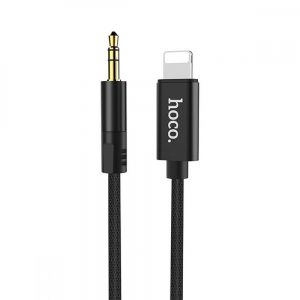 Кабель AUX Hoco UPA13 Lightning To 3.5 mm Чорний