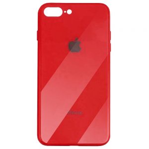 Чохол скляний для Apple iPhone 7 Plus/8 Plus Червоний