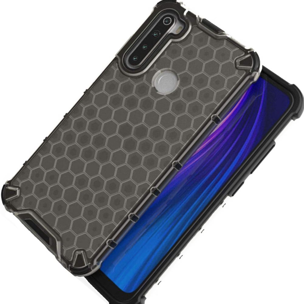 Чохол ударостійкий Crashproof Honeycomb для Xiaomi Redmi Note 8T (Чорний) - Зображення 3