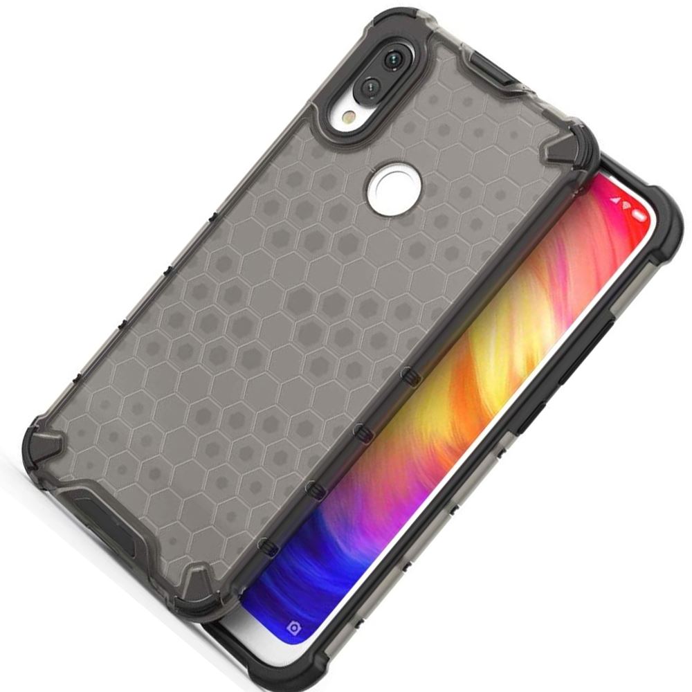 Чохол ударостійкий Crashproof Honeycomb для Xiaomi Redmi 7 (Чорний) - Зображення 3