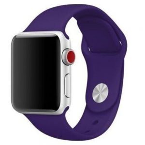 Ремінець силіконовий для Apple watch 42mm / 44mm (Фіолетовий / Amethyst)