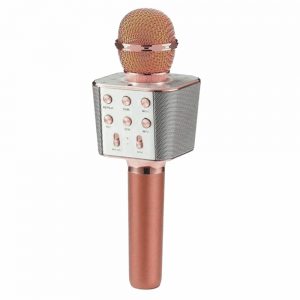 Мікрофон-Караоке Bluetooth Wster Ws-1688 Золотий