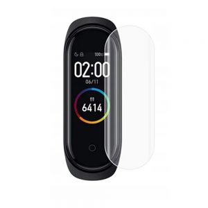 Захисне скло для XIAOMI Mi Band 4 Flexible Glass (0.2 мм, 3D чорний)