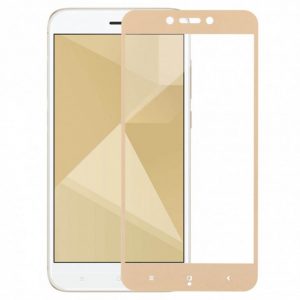 Захисне скло для XIAOMI Redmi 4x/Redmi Go (0.3 мм, 2.5D, Full Screen, золотистий)