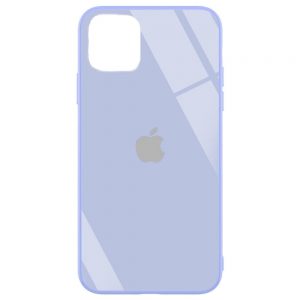 Чохол скляний для Apple iPhone 11 Лавандовий