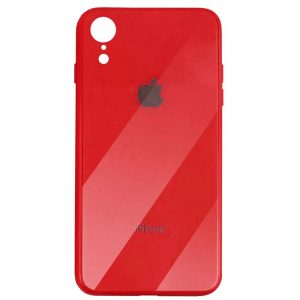 Чохол скляний для Apple iPhone Xr Червоний