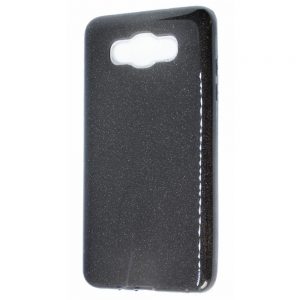 Чохол Remax Glitter Silicone для Samsung J700 (J7) Чорний