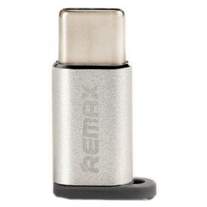 Адаптер-перехідник Remax  RA-USB1 Type-C - microUSB Срібний