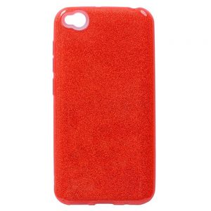 Чохол Remax Glitter Silicone для Xiaomi Redmi GO Червоний