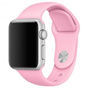 Ремінець силіконовий для Apple watch 42mm / 44mm (Рожевий / Cotton Candy )