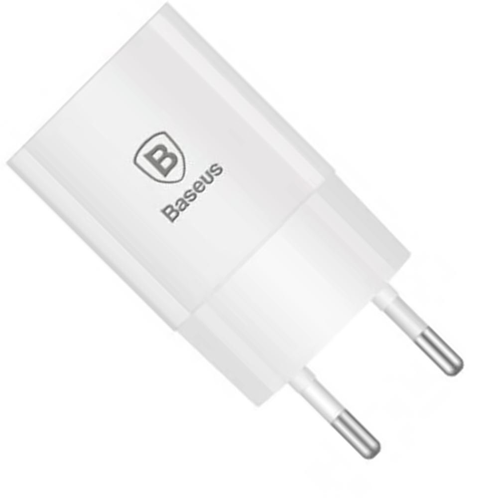 Мережевий зарядний пристрій Baseus Home Charger QC3.0 (12V/2A=24W) 1USB Білий - Зображення 4