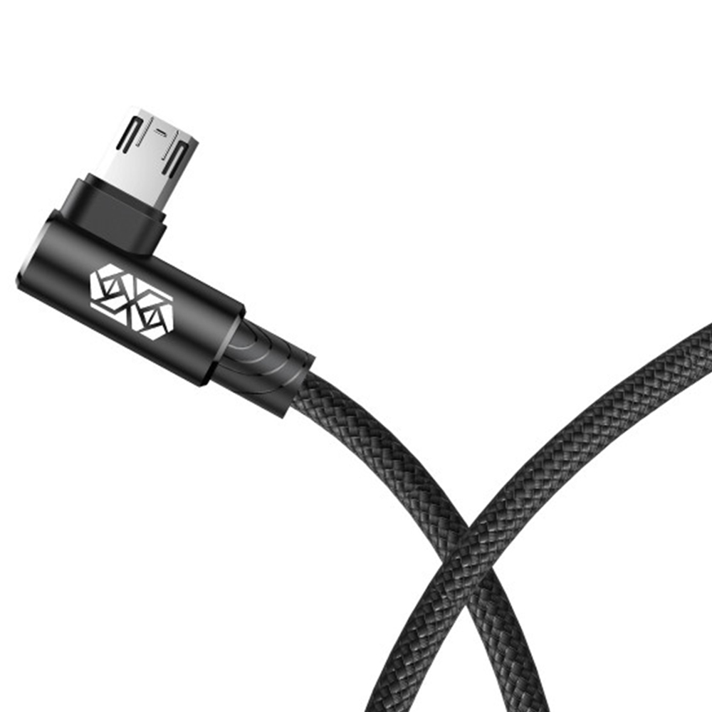 Кабель Baseus MVP Elbow Type USB для Micro 2A 1 м Чорний - Зображення 2