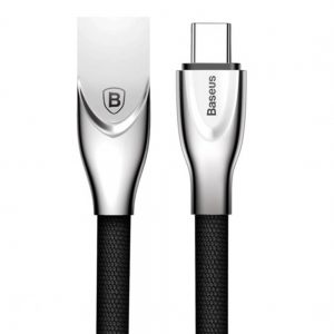 Кабель Baseus Zinc Fabric Cloth Weaving USB для Type-C 1m Чорний